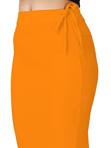 Image of Mehrang Microfiber Saree Shapewear Petticoat for Women, Cotton Blended Shape Wear Dress for Saree