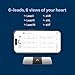 AliveCor KardiaMobile 6-Lead Personal EKG Monitor – Six Views of The Heart – Detects AFib and Irregular Arrhythmias – Instant Results in 30 Seconds – Works with Most Smartphones
