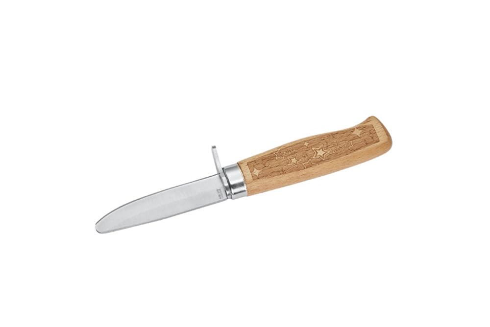 Herbertz Kindermesser Klinge 8cm Lederscheide Messer Pakkaholz