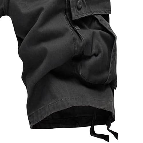 Shorts cargo de algodón para hombre con múltiples bolsillos miniatura 5