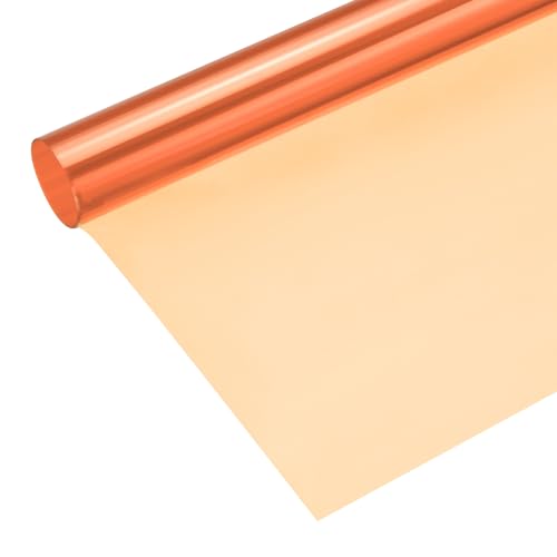 Papier filtre couleur gel PVC orange pour corriger la lumière rouge en studio photo