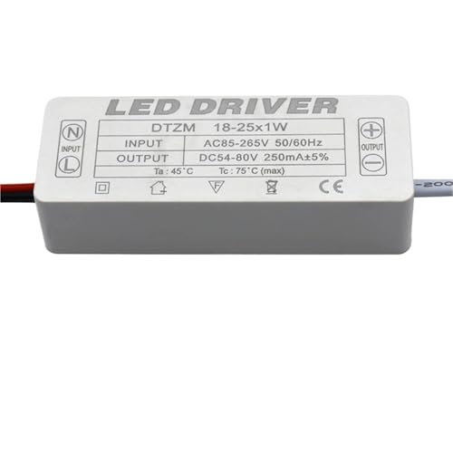 Pilote LED 18-25 W DC54-80 V transformateur d'éclairage stable pour lampe DIY