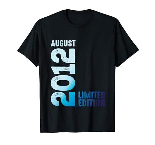 Août 2012 Année 2012 Rétro 2012 Vintage Édition Limitée T-Shirt