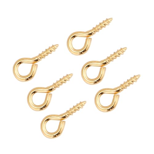 akemaio Lote de 200 pasadores de remache de aleación para joyas, color dorado, plateado, bronce (dorado)