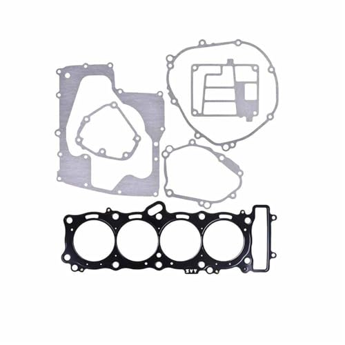 ガスケット付属品 バイク用シリンダーヘッドオーバーホールガスケット修理パッドマットセット に適合するヤマハ YZF1000 R1 2004-2006 R1S レースベース 2007-2014