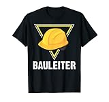 Bauleiter - Bauarbeiter Kostüm - Bauaurbeiterhelm Helm T-Shirt