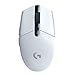 Logitech G305 LIGHTSPEED kabellose Gaming-Maus mit HERO 12K DPI Sensor, Wireless Verbindung, 6 programmierbare Tasten, 250 Stunden Akkulaufzeit, Leichtgewicht, PC/Mac - Weiß
