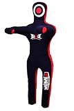 Isatech MMA Training Dummy, Professional Grappling Dummy for Combat Sports, Black, 4ft (48