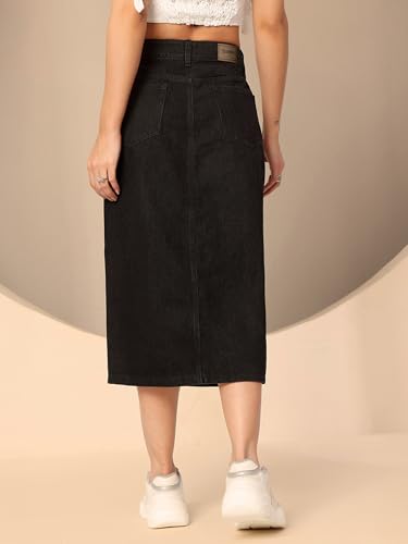 Image of Miss Chase Women Denim Skirt