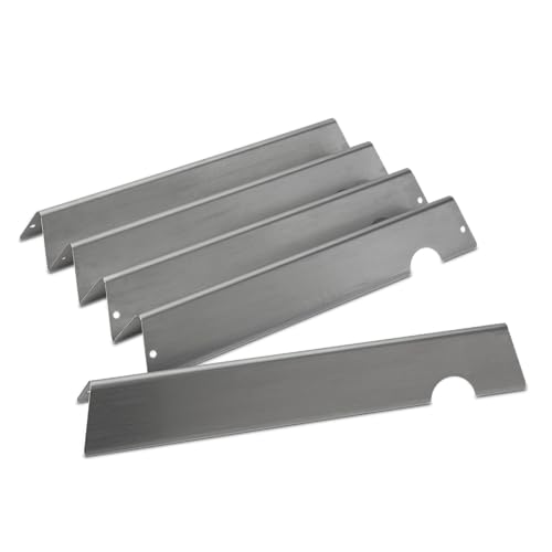 Weber Flav Bars Set (5) Stainless Steel 3 Burner Fits Genesis Genesis II (2016+) & Genesis (2022+) 300 Series Even Heat & Burner Protection & Enhances Smoky Flavor