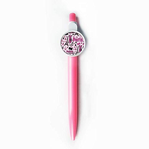 Stylo Tour Eiffel rétractable bleu Dressage Lady rose pour écriture