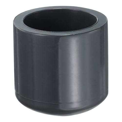 QUARKZMAN Tapón de Extremo de Tubo de PVC de 3/4 para Muebles de Grado PVC Adaptador de Enchufe de PVC Conector de Enchufe de Tapa de tubería de Agua