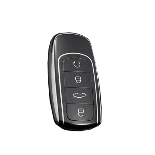 Funda de cuero para llave de 4 botones Chery Tiggo con protecci&oacute;n total 5