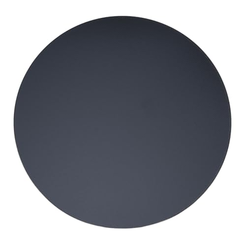 3D Printer Build Plate Round Carbon Crystalline Silicon Glass PEI Sheet Flexible Spring Steel 4mm Thickness 240mm Diameter 3D Printer Bed