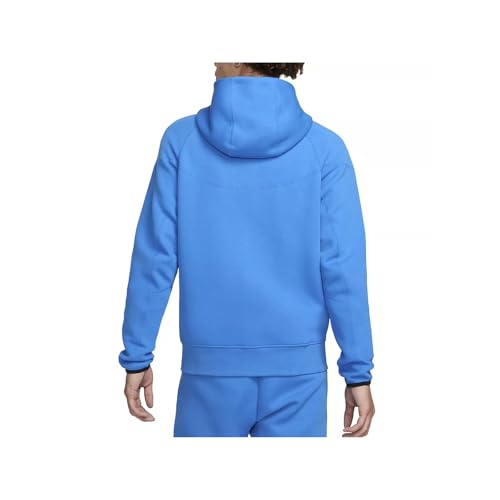 Nike Sportswear Tech Fleece Windrunner Men's Full-zip Hoodie Size-XX-Large, Light Photo Blue/Black3