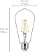 Philips LED Vintage Spiral ST19 Dimmable LED Light Bulbs - E26 Bulb - Flicker-Free Light Bulb with EyeComfort Technology - Soft White Lightbulb - 800 Lumen - 4 Pack