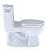 TOTO MS853113E#01 Eco Ultramax Round Front One Piece Toilet, Cotton White