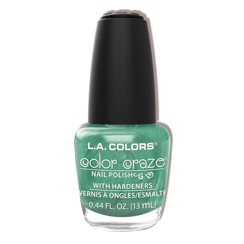 L.A. COLORS Color Craze Nail Polish, Peppy CNP631