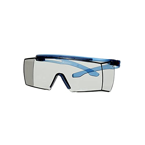 3M™ SecureFit™ 3700 Cubregafas, Patilla Azul, Scotchgard™ Anti-Empañamiento (K&N), Lente I/O Gris claro, SF3707SGAF-BLU-EU