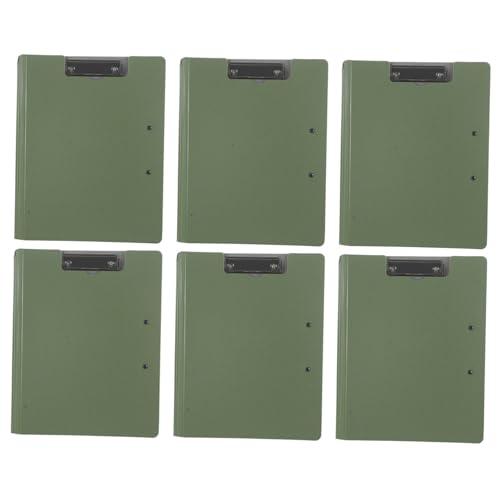 Organiseur professionnel pour réunions POPETPOP : 6 dossiers pliables avec clip double