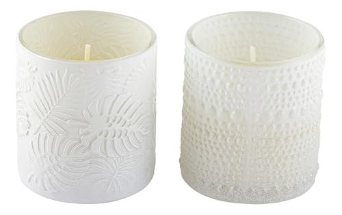 Velas Decorativas Aromatizadas - Aroma de Orquídeas, Florais e Almíscar - 2 unidades