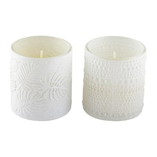 Velas Decorativas Aromatizadas - Aroma de Orquídeas, Florais e Almíscar - 2 unidades