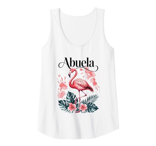 Mujer Flabula - Como una Abuela Normal - Funny Flamingo Grandma Camiseta sin Mangas