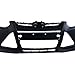 Evan Fischer Bumper Cover Compatible with 2012-2014 Ford Focus Front Primed