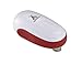 Tornado F4 Can Opener - New and Improved - Safest, fastest, Easiest Hands-Free Can Opener (White/Red)
