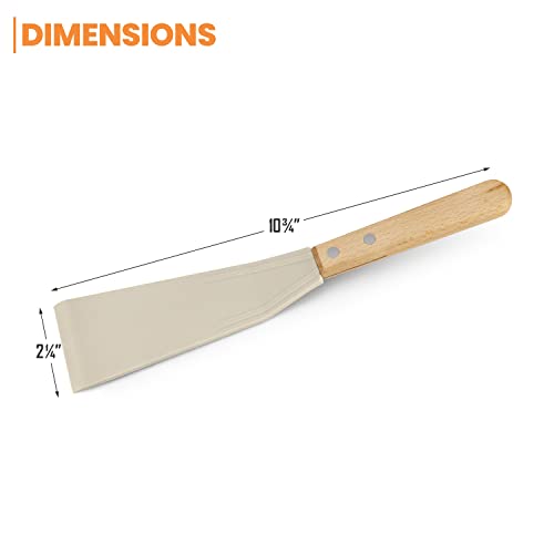 Silicone Heat Resistant Kitchen Spatula Utensil Set For Nonstick Cookware - High Temp For Everyday Tasks - Practical And Versatile Design (Beige) #TOP1