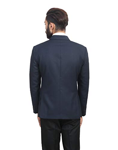 MANQ Men's Slim Fit Single Breasted Blazer