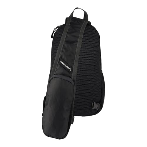 Image of Eddie Bauer Stowaway Packable Sling Bag | Foldable | Travel | Outdoor | Lightweight | Compact | Everyday Carry | Ripstop Nylon | 10L - Dark Smoke
