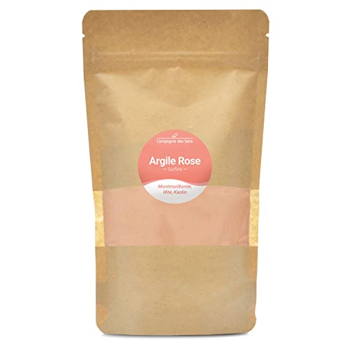 Argile Rose Montmorillonite - Poudre surfine - 300g - Argile Brute 100% naturelle, qualité Premium...