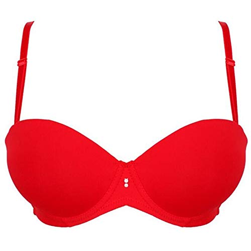 Buy Thin Women's Push Up Bra Gather Adjustable Bras Padded Brassiere