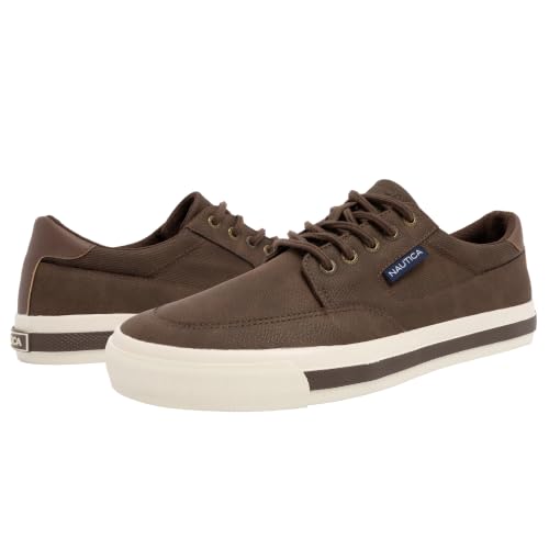Image of Nautica Men's Classic Lace-Up Boat Shoes Low Top Fashion Sneaker - Stylish and Comfortable Casual Shoe