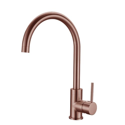 Robinet blanc cuisine monocommande pour évier de pavillon en céramique design et pratique
