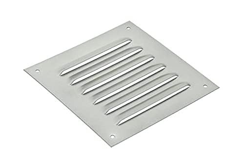Aluminium Ventilation Jali & Kitchen Jali Ventilator Grill (Silver, 150mm X 150mm x 1.5mm) (6x6 Inch) Pack of 4-image-32