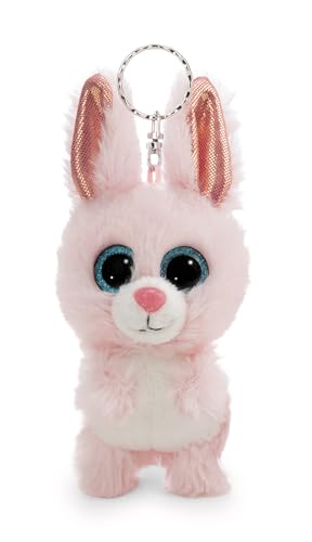 Schlüsselanhänger GLUBSCHIS Hase Monni-Wonni 9cm - pink - Treuer-Plüschbegleiter für Rucksack oder Tasche Schlüsselhalter für Klein und Groß | 63021