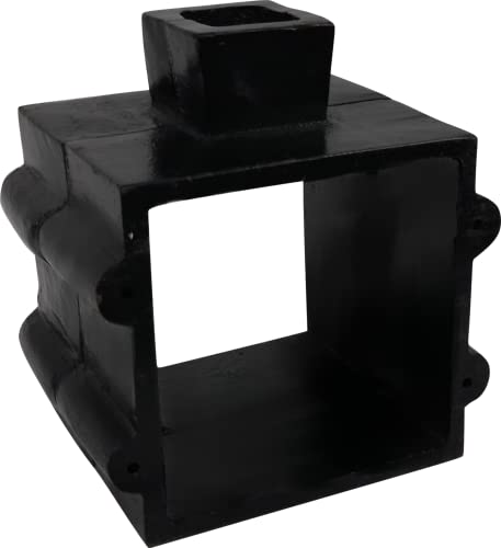 Simond Store XL 2 Part Cast Iron Flask Mold -for Sand Casting, Jewelry Making Casting Tool for Delft Sand Clay Petribond Casting