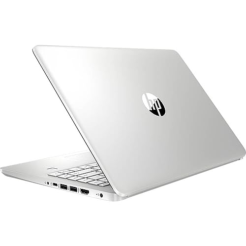 Image of HP 14 inch Laptop Computer, Intel Core i5-1135G7 up to 4.2GHz (Beat i7-1065G7), 32GB DDR4 RAM, 1TB PCIe SSD, 802.11AC WiFi, Bluetooth 4.2, Natural Silver, Windows 11 Home, BROAG Cable