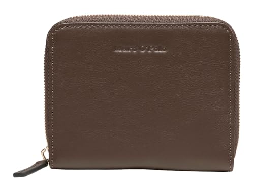 Portefeuille Marc O Polo Ellis Zip Wallet M Dark Brown pour homme et femme