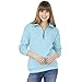 Charles River Apparel Crosswind Quarter Zip Sweatshirt, Aqua, M