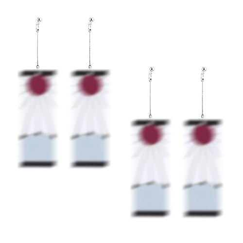 VONJUMA 2 Pares Kama-D0 Tanjir0u Pendientes Para Cosplay