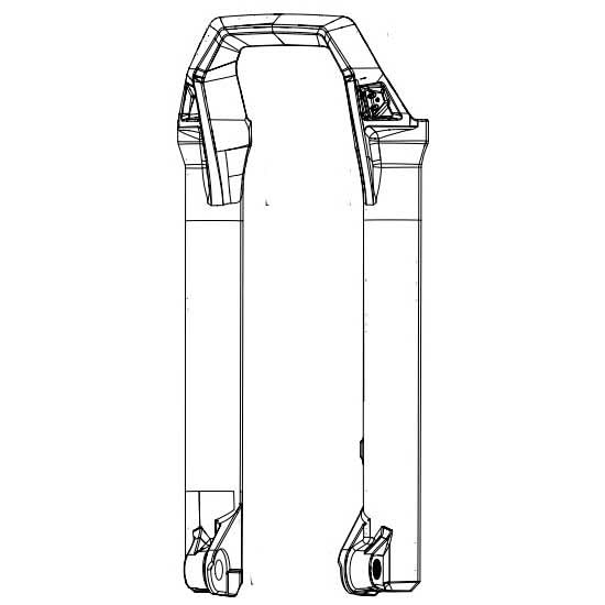 RockShox, FS SP LL Zeb 27B Gry A2 Unisex Adulto, Negro, Única