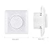 VIPMOON 220-240V 5-200W Push-On/Off Rotary LED Dimmer Switch EU-P3 para bombillas Led...