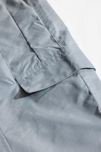 Image of SNITCH Button Closure Cotton Blend Light Weight Machine Wash Full Length Loose Fit Cargo Pants