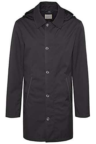 Manteau homme popeline Bugatti multicolore finition luxe veste mi-saison