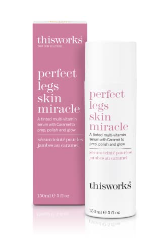 This Works Perfect Legs Skin Miracle, 150 ml, Multi-Vitamin Enriched Tinted Serum for a Natural Glow for All Skin Tones