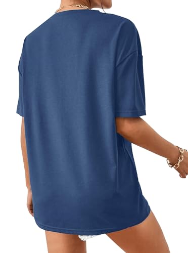 Image of Remidoo Oversized Graphic Tshirts for Women Casual Loose Fit Short Sleeve Tee