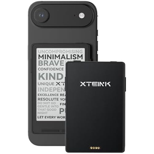 XTEINK X3 3.7" Pocket E-Ink eBook Reader, Space Black